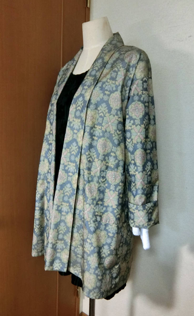 着物リメイク a ロングコート Kimono ハオリコート｜きもの時季（とき 