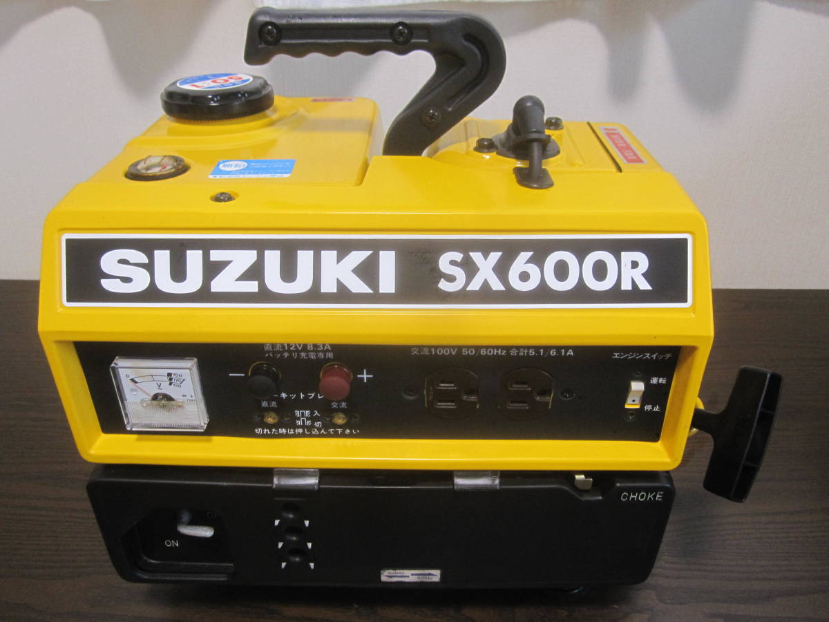 スズキ 発電機 SX600R エンジン良好 程度良品 の入札履歴 - 入札者の順位