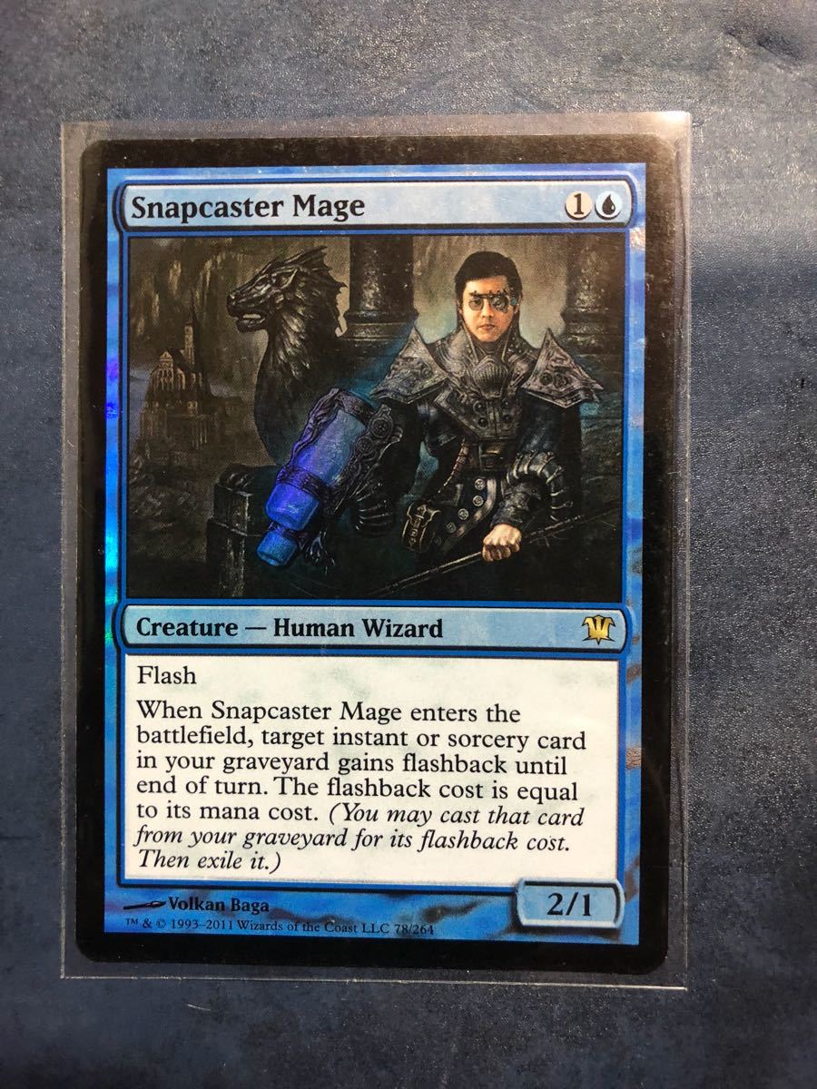 瞬唱の魔道士 英語FOIL イニストラード 瞬唱の魔道士⁄Snapcaster Mage