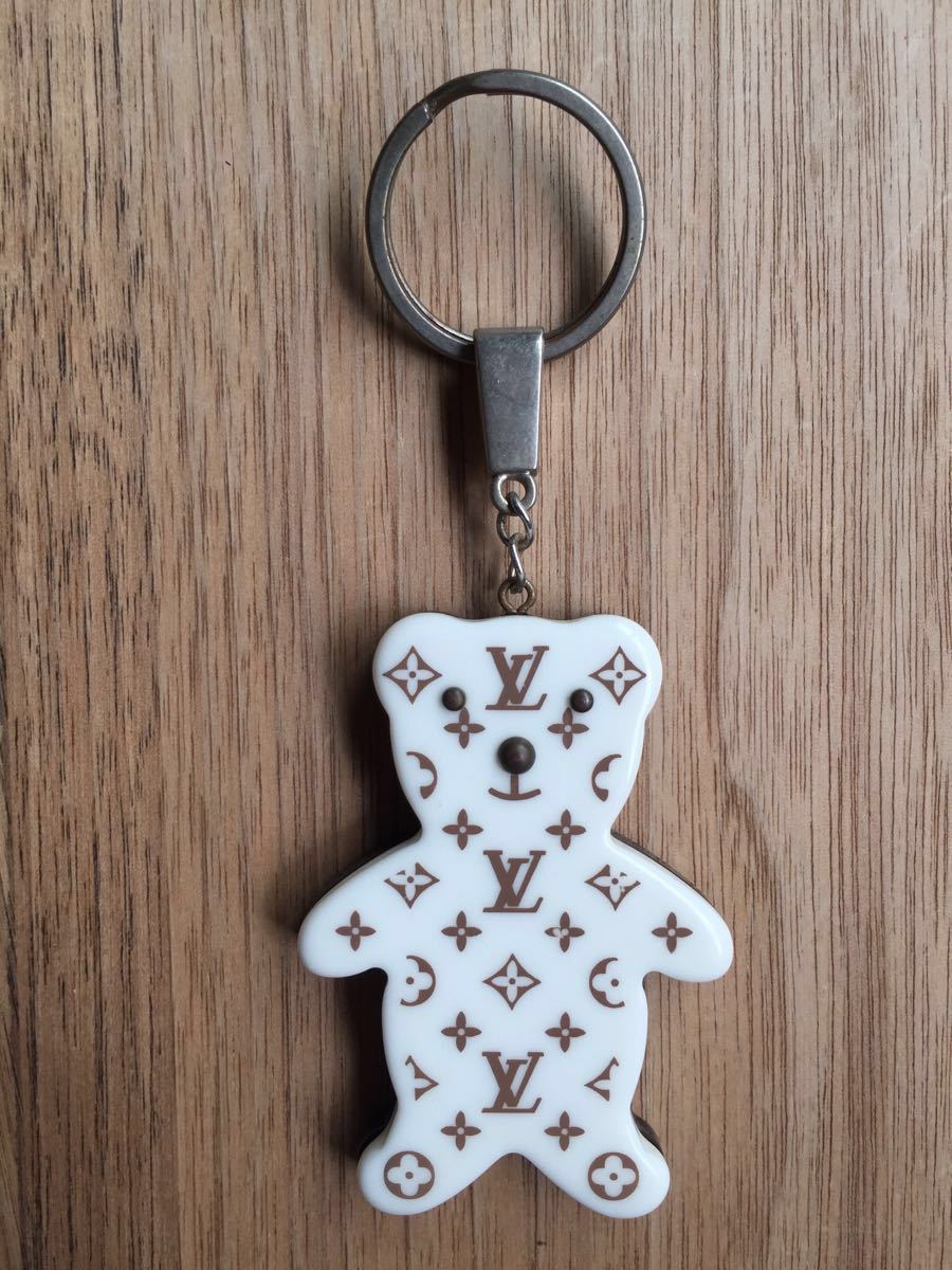 ルイヴィトン LOUIS VUITTON モノグラム テディベア クマ キーホルダー