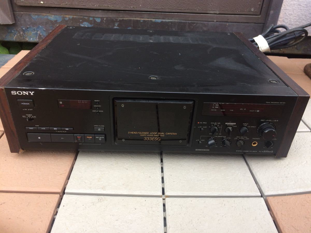 大口予約販売 SONY TC-K333ESG カセットデッキ 【公式通販】