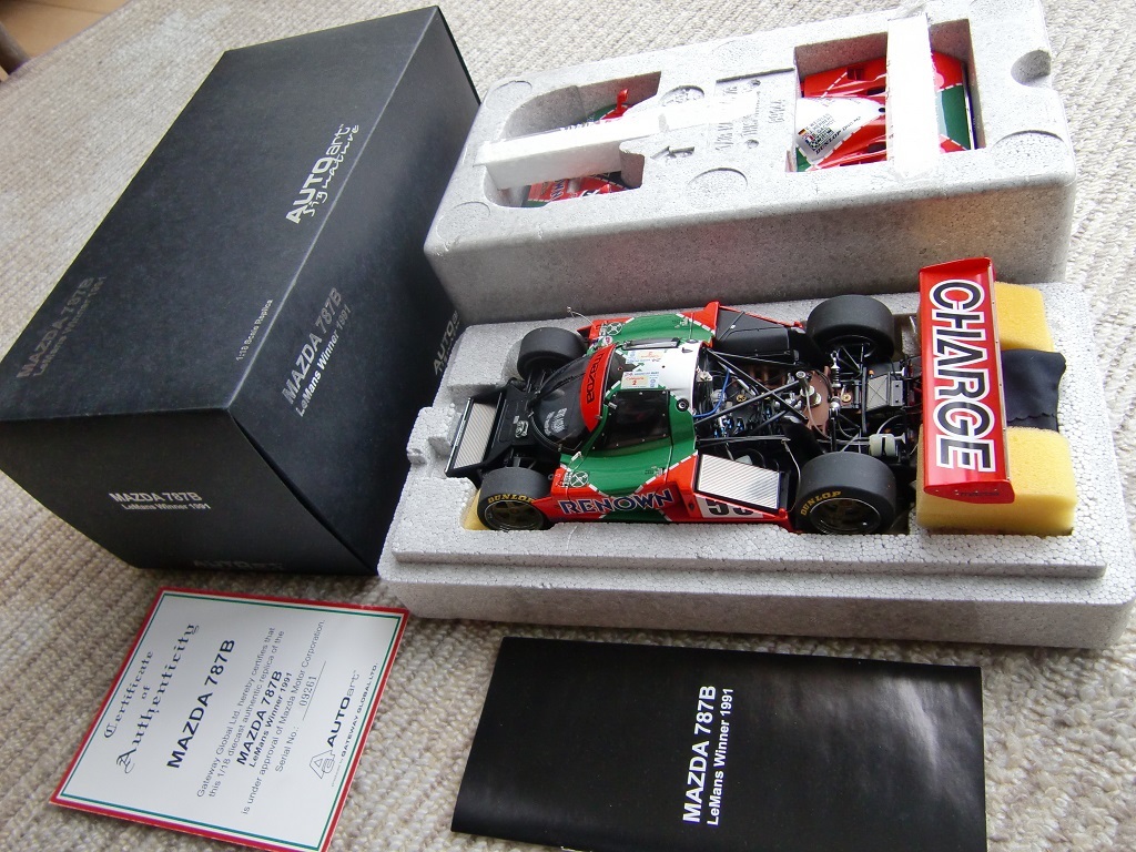 787B Mazda 0 1:18 1⁄18 Le Mans Winner - MAZDA model – Scale Diecast |