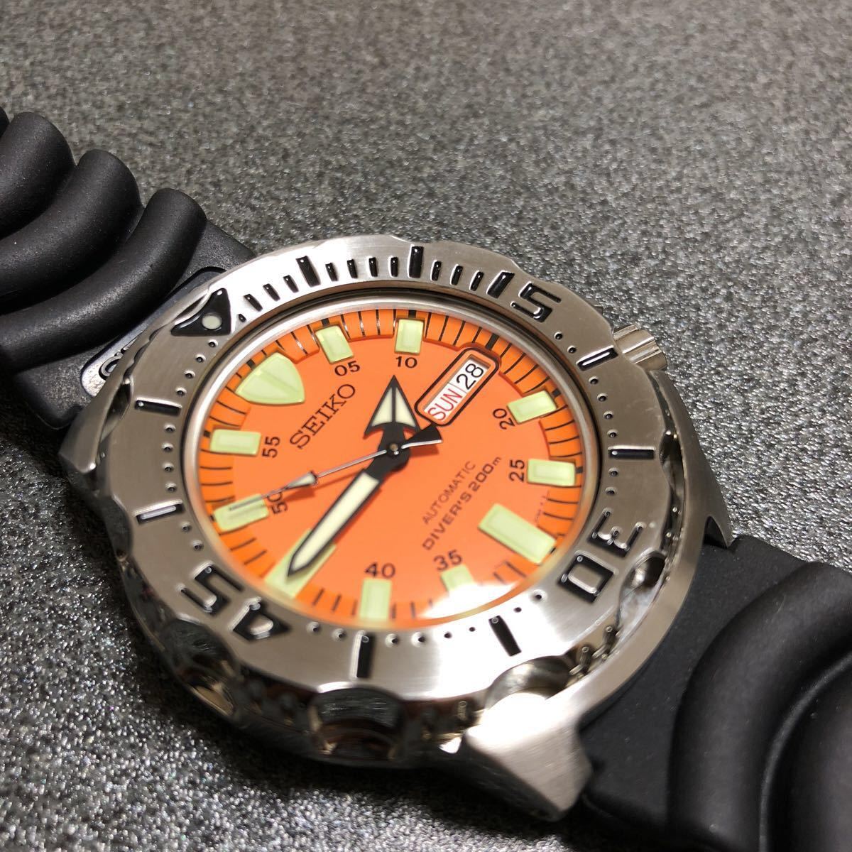 SEIKO セイコー5 自動巻 裏スケルトン余りコマ全部あり 7S26-03CO 1000 