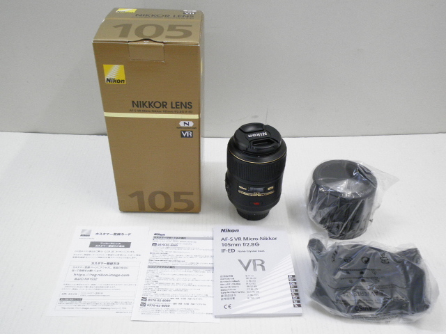 セール，品質保証 C5102 Nikon NIKKOR LENS AF-S VR Micro-Nikkor 105mm f/2.8G IF-ED(その他)｜売買されたオークション情報、yahooの商品情報をアーカイブ公開 - オークファン その他