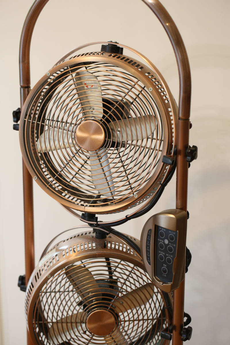 アンティーク レトロ 扇風機 : メタル レトロ扇風機ブロンズメタル
