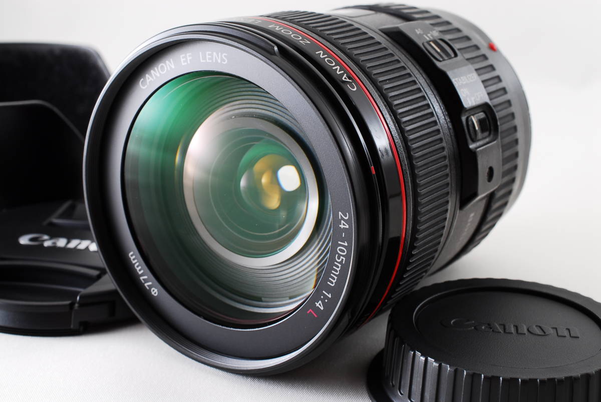 ☆光学極上品☆Canon キヤノン EF 24-105mm F4L IS USM☆広角から中