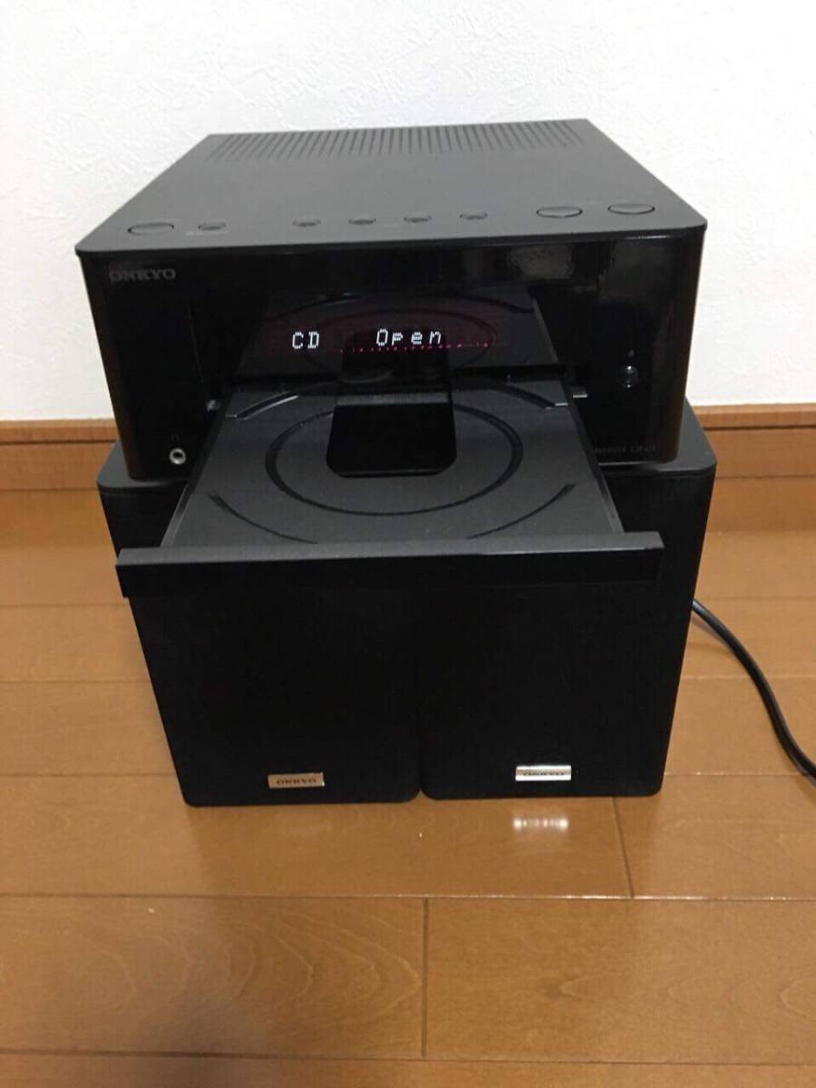 ONKYO ミニコンポ CR-U3リモコン付き ONKYO CR-U3 CDレシーバー D-U3
