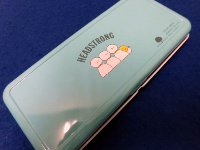 昭和レトロ☆1980年代 コクヨ HEADSTRONG ヘッドストロングボンズ 缶