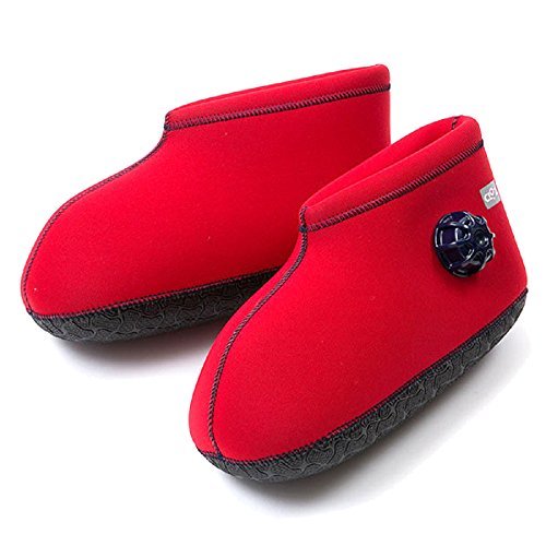 色レッド サイズS 【クロッツ】やわらか湯たんぽ 足用ショートタイプ レッド S