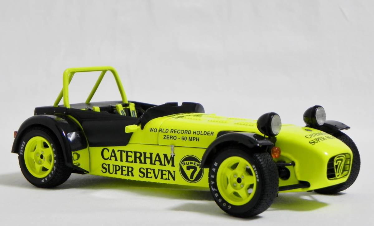 京商 1/18 ケーターハム スーパーセブン JPE カーボンサイクル