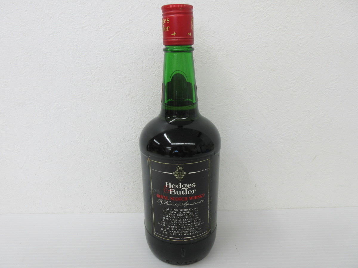古酒 ヘッジス バトラー 12年 Hedges&Butler ロイヤル スコッチ