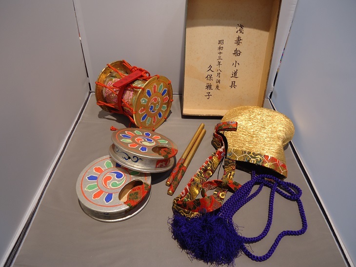 浅妻船小道具☆淺妻船☆小道具☆日本舞踊☆金鞨鼓（きんかっこ）☆振り