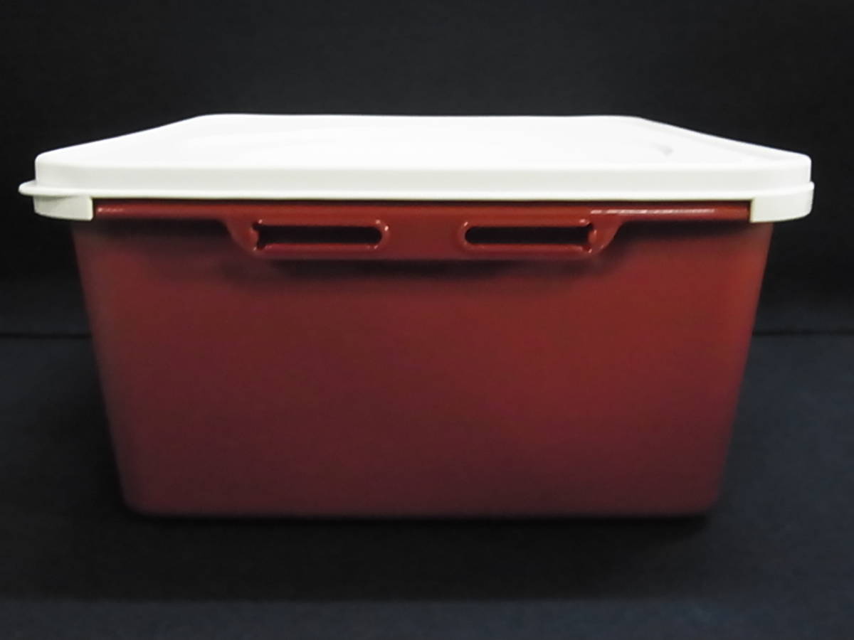 未使用◇Tupperware タッパーウェア◇手作りメイト/9L 大容量◇エンジ 