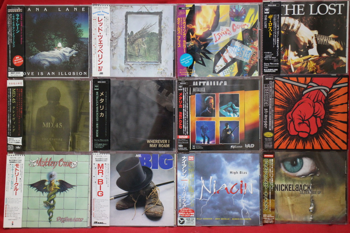 ハードロック・ヘヴィメタル系 国内盤帯付 CD 108枚セット】 【公式通販】