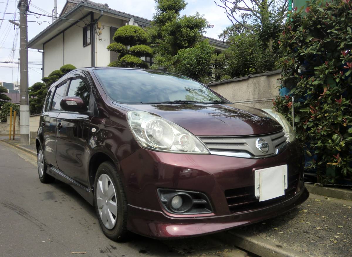 お得，低価 H22ノート15ブラウニーインテリア、ピカピカでエアロ付き