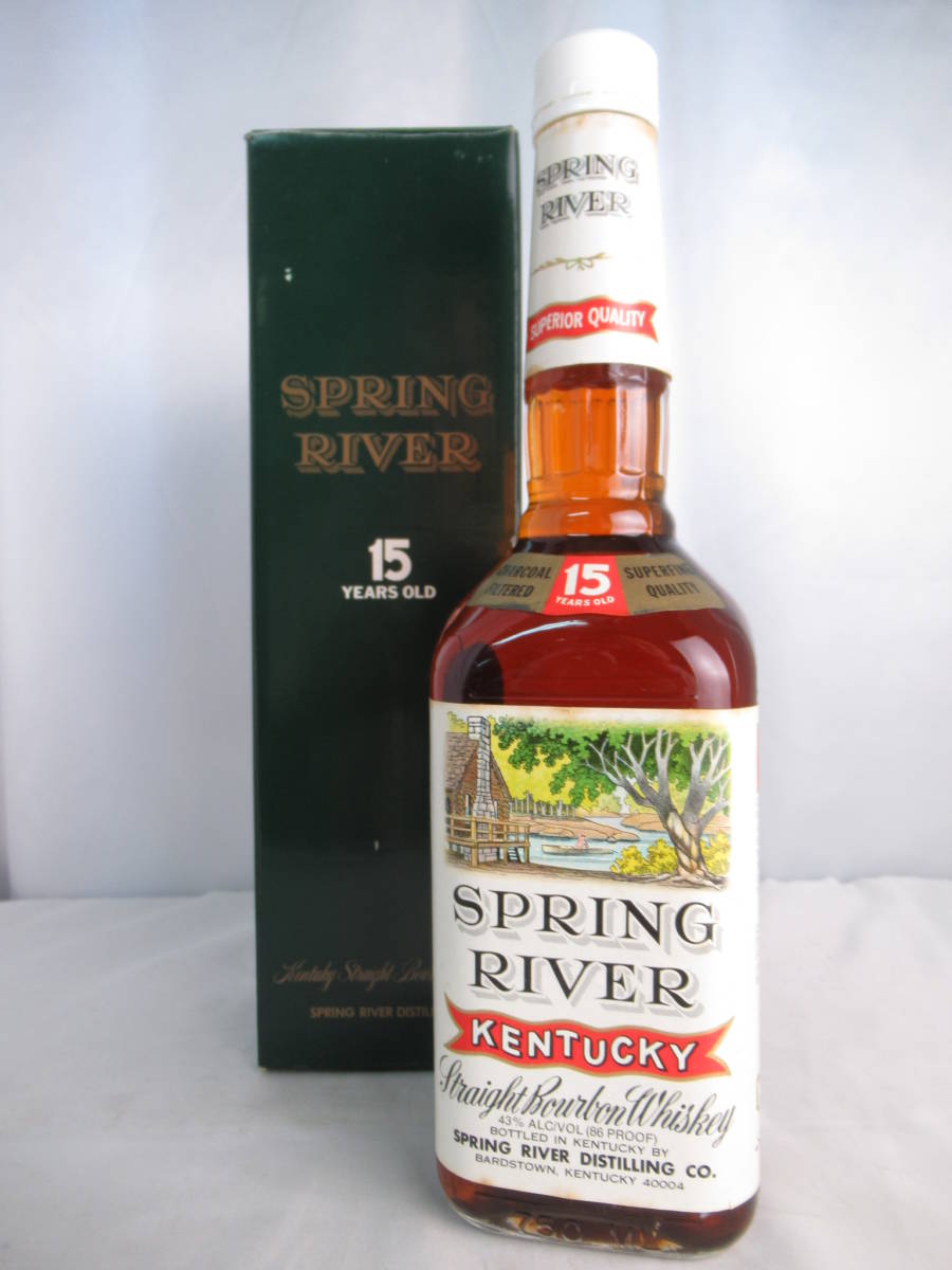 SPRING RIVER 15 YEARS OLD スプリング リバー 15年 750ml 43% 箱付