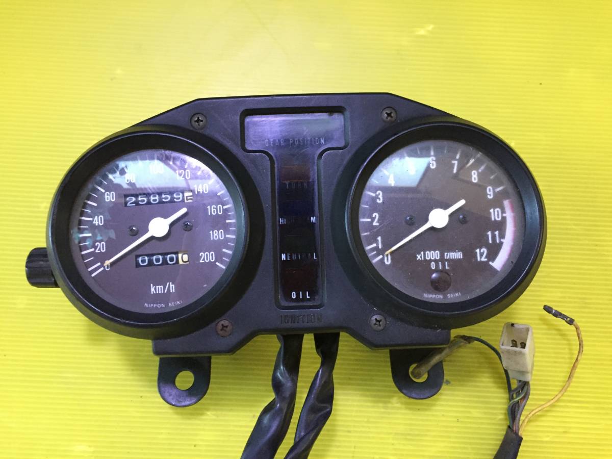 GSX250E 400E ザリ メーター 中古品 GS400E GS425 GSX400E GSX450 