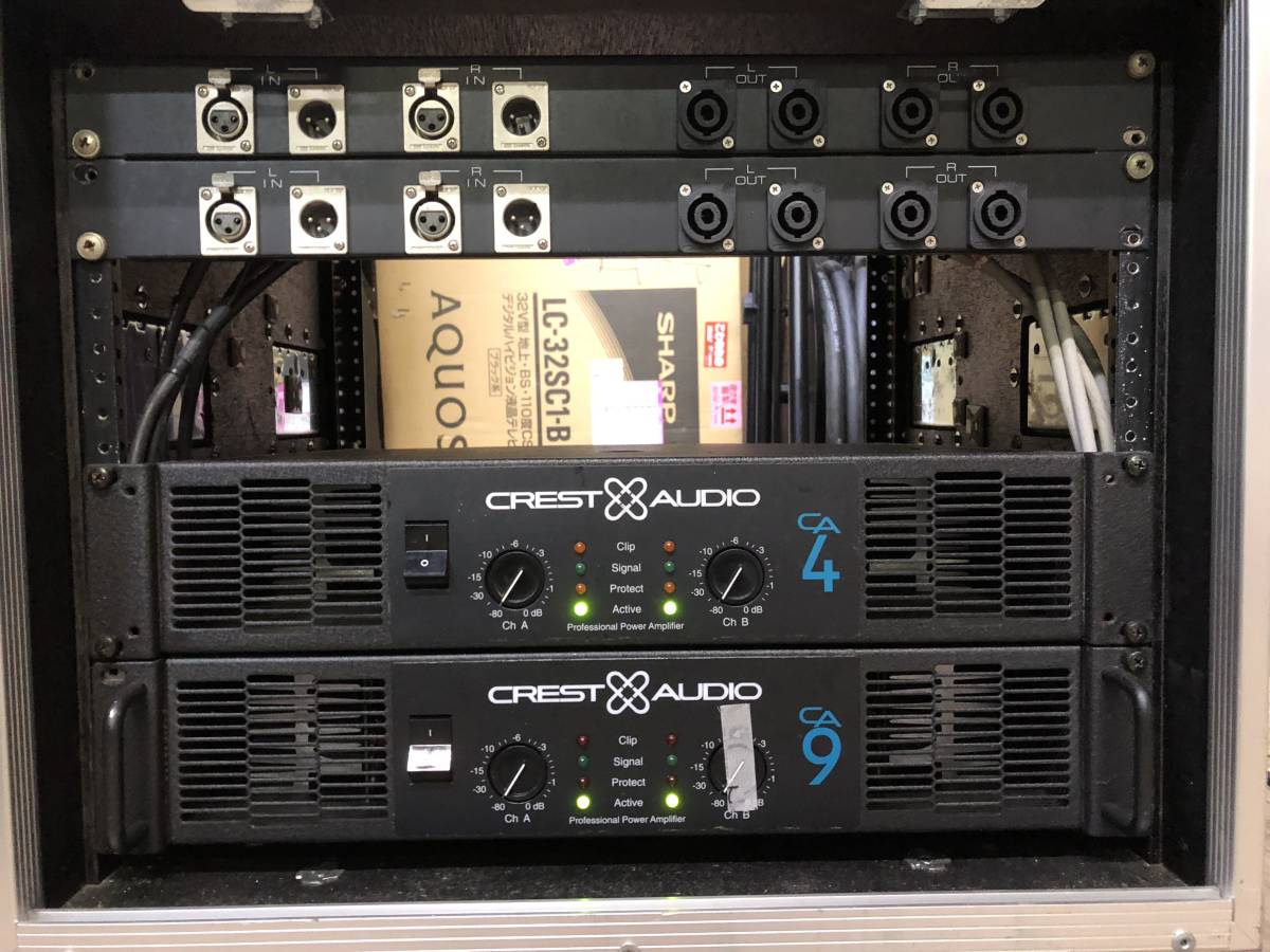 名機CREST AUDIO CA4／動作品・格安 レコーディング、PA機器 パワー