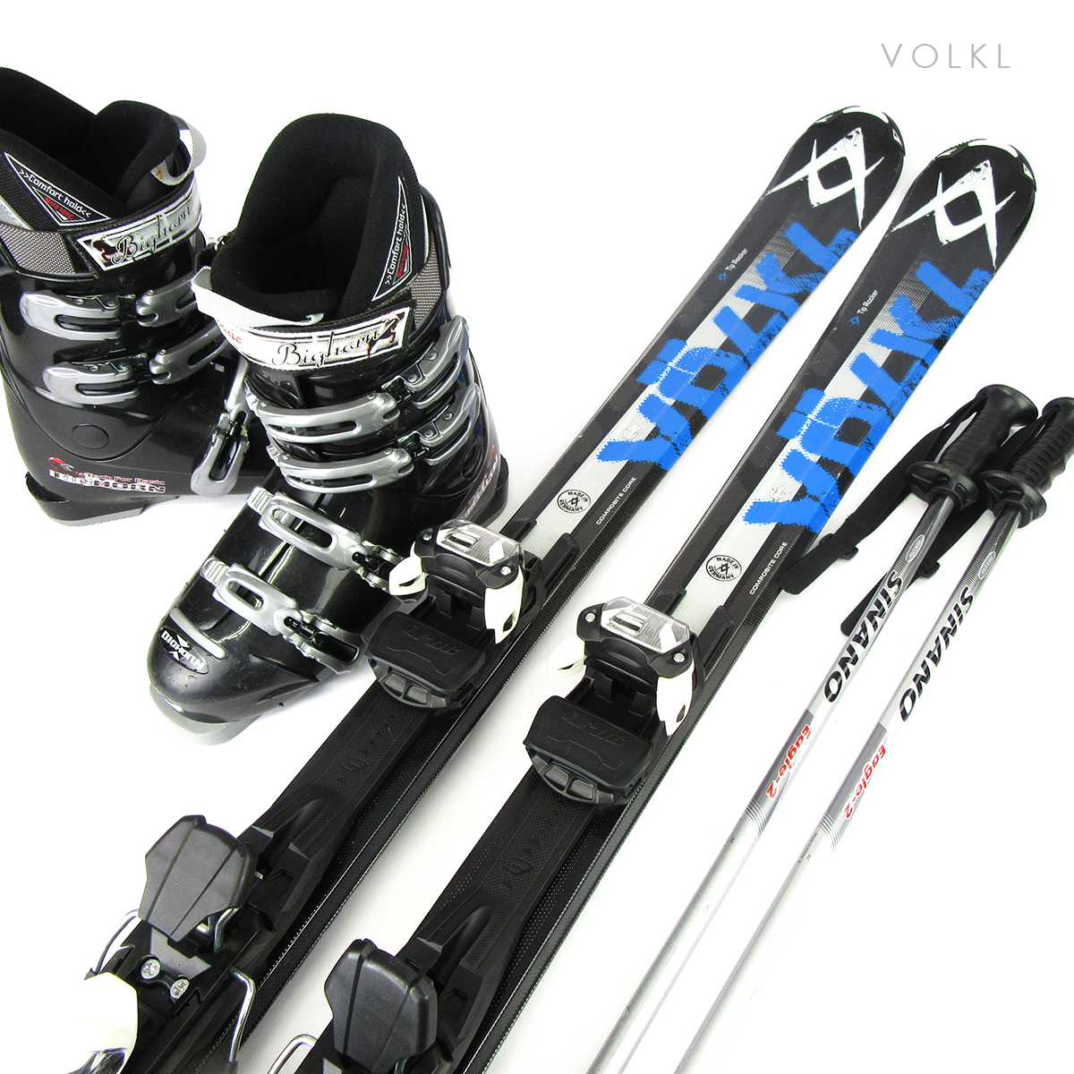 VOLKL RTM 73 166㎝ フォルクル カービングスキー 4点セット
