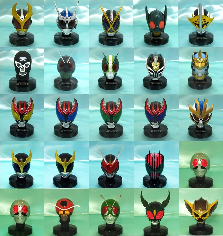 ライダーマスクコレクション 143種 マスコレプレミアム3セット9種
