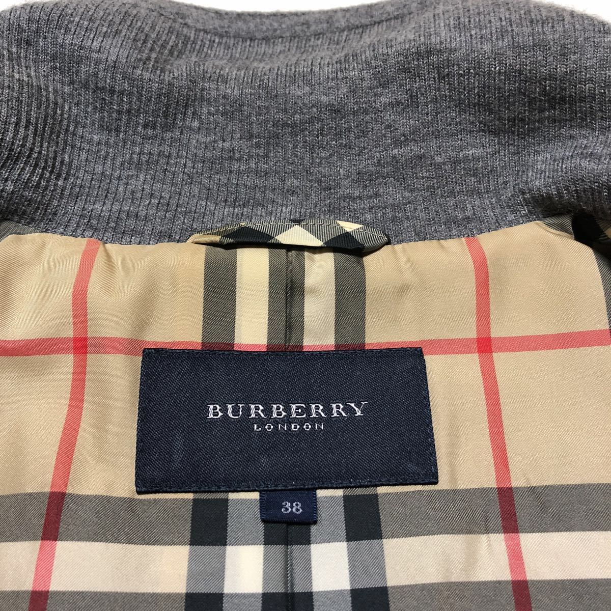 ☆ノバチェック！アンゴラ混☆美品 バーバリー ロンドン BURBERRY