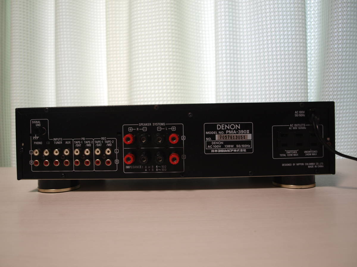 DENON PMA－390Ⅱ 【動作品 美品】 DENON プリメインアンプ