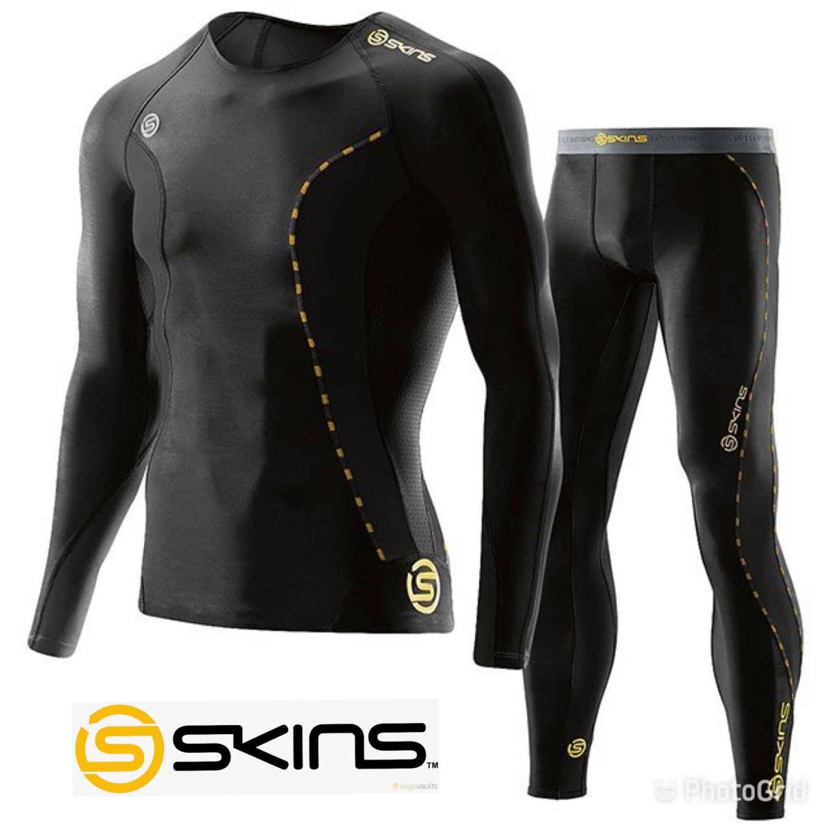 □新品 定価27000円 SKINSスキンズ コンプレッションDNAmicロング