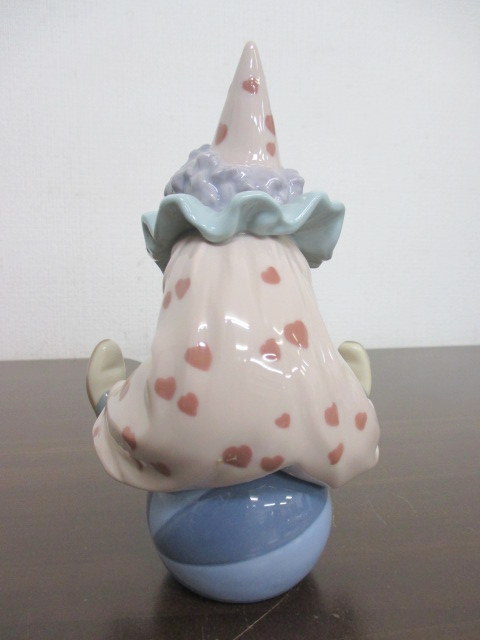 1858 LLADRO リヤドロ フィギュリン 5813 ボールで遊ぶ ピエロ 西洋