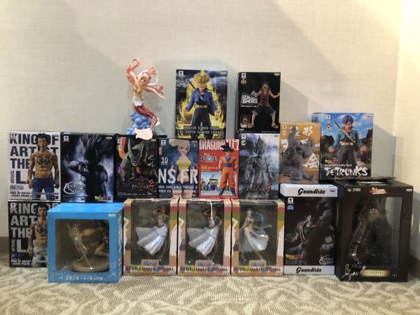 ワンピース ドラゴンボール フィギュア 18体セット 開封 箱潰れあり 