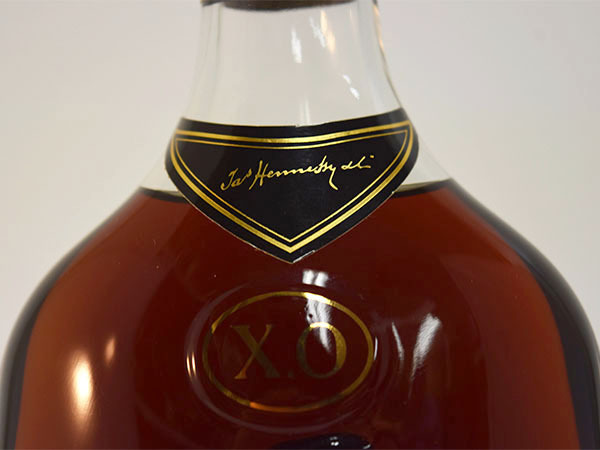 1円～★古酒★ヘネシー XO ★旧ボトル 金キャップ クリアボトル ★ジャーディン輸入品 700ml コニャック Hennessy Cognac /C j28