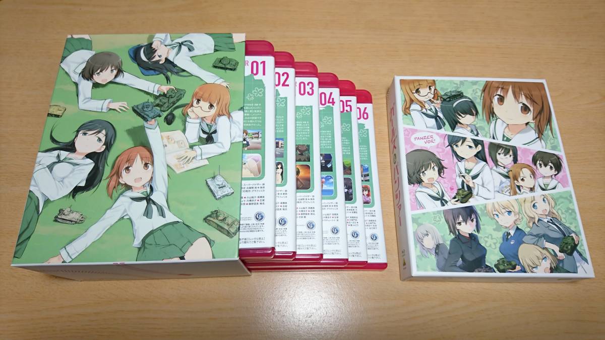 初回限定生産】ガールズ&パンツァー 全6巻セット Blu-ray ブルーレイ