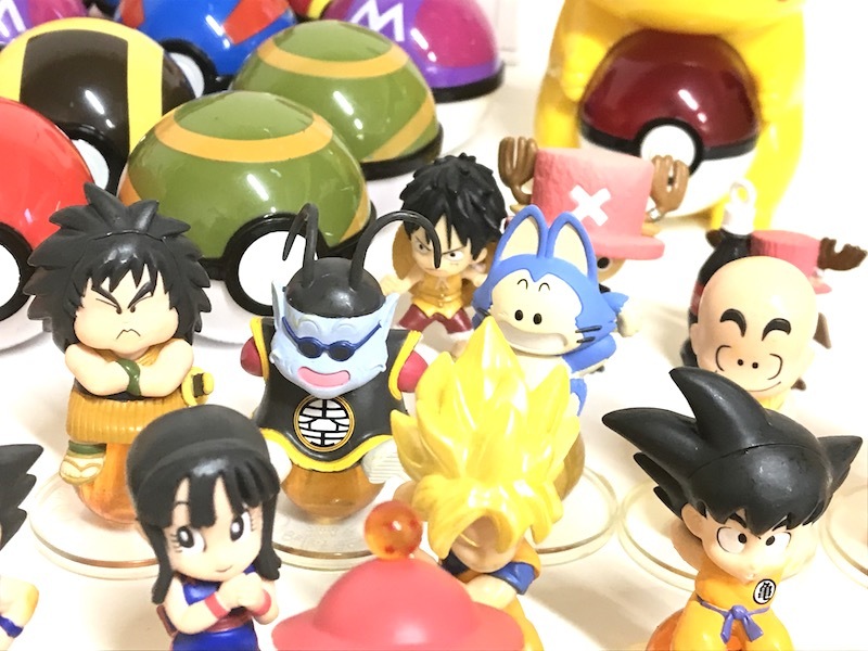 ① 1円 大量 ポケモン ドラゴンボール ワンピース フィギュア等グッズ