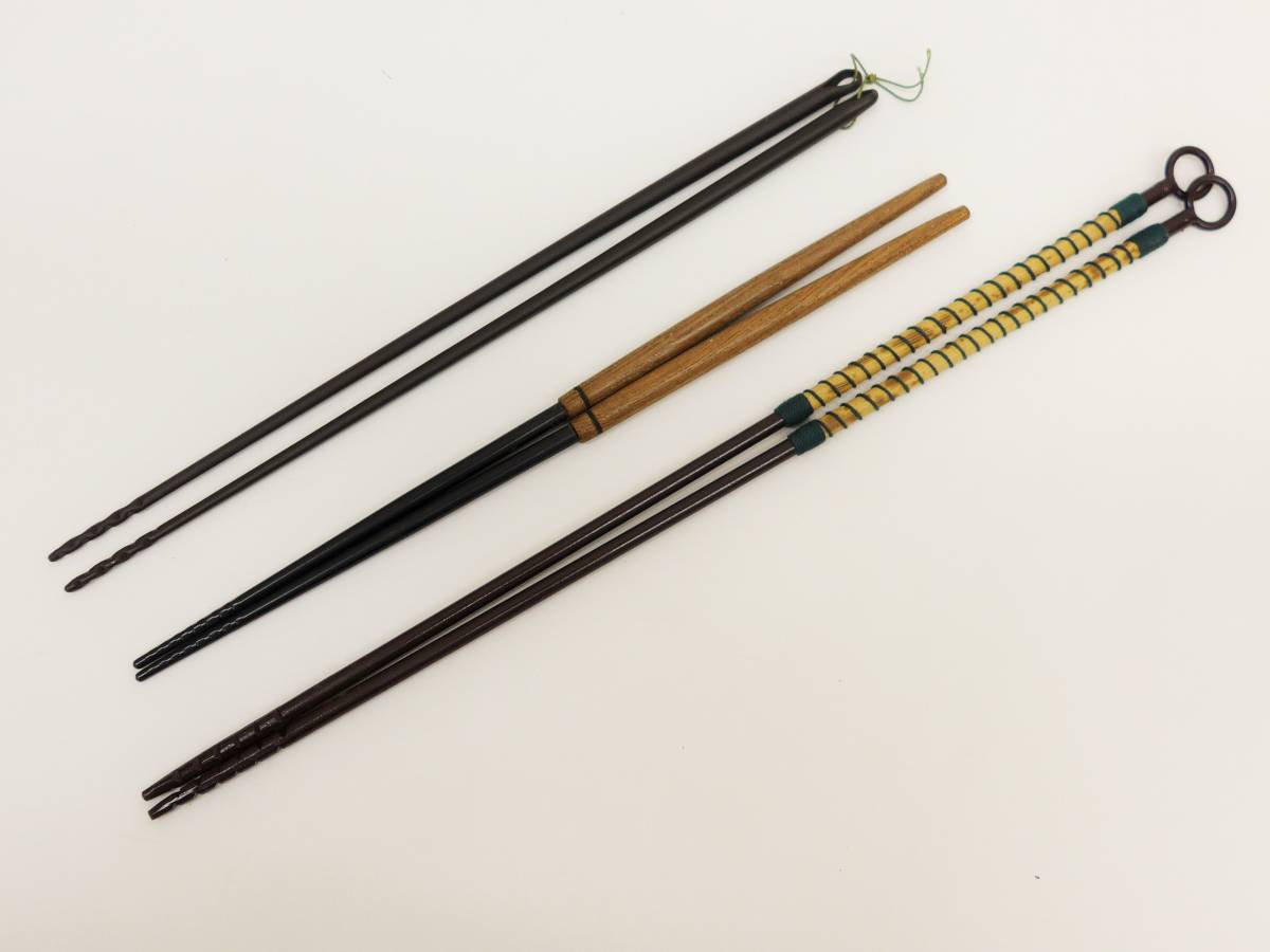 茶器⁄茶道具 炭道具 火箸 風炉用 鉄製 火箸 茶道具k2325 加藤忠三郎作