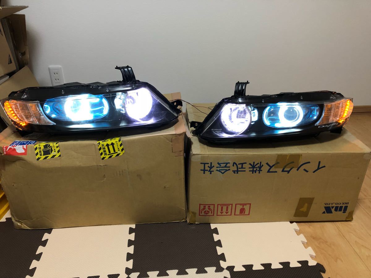 オデッセイ RB1 純正加工 イカリング RB1⁄RB2 ヘッドライト 2色発光