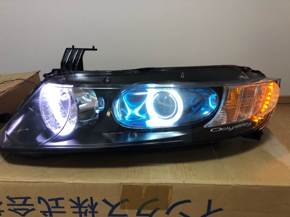 オデッセイ RB1 純正加工 イカリング RB1⁄RB2 ヘッドライト 2色発光
