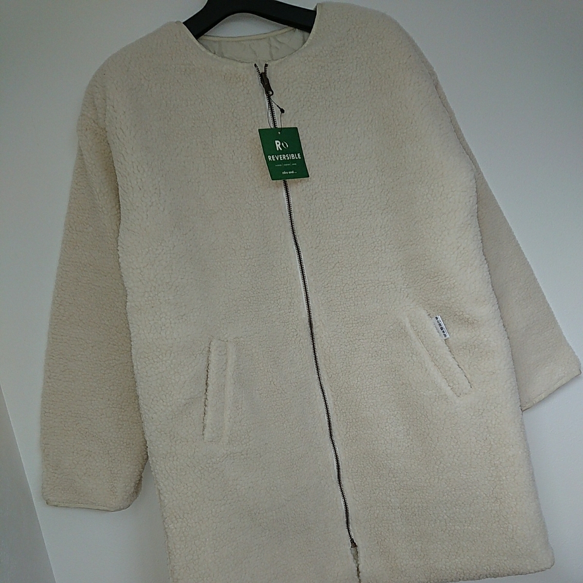 ニコアンド nikoand リバーシブルボアコート★新品