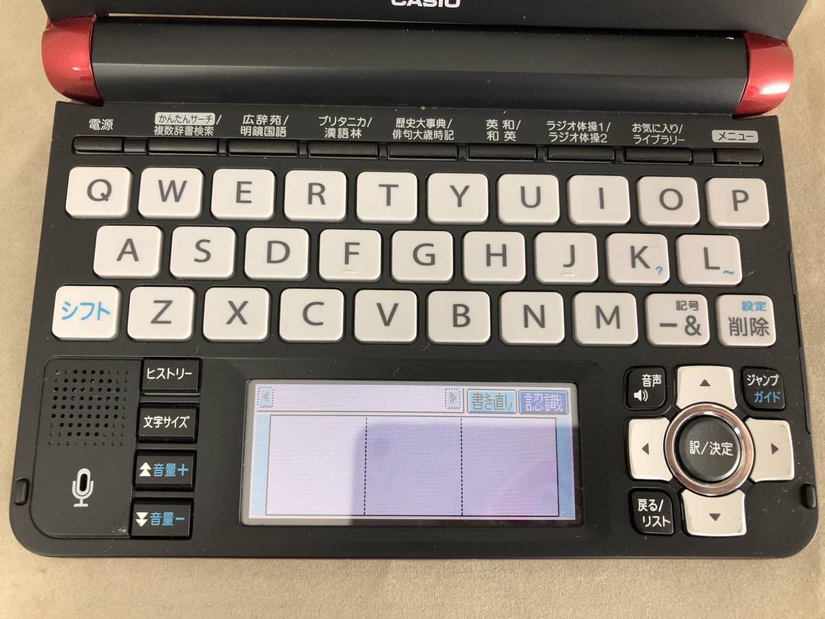 中古】CASIO カシオ EX-word DATA PLUS 8 XD-U6100 レッド 電子辞書