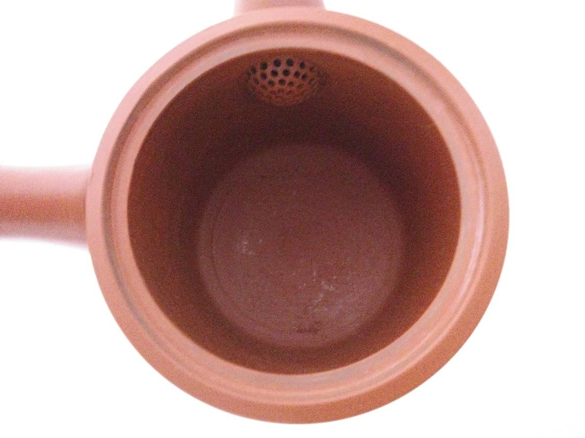□□未使用 急須 朱泥 茶汲 六歌仙 暁山造 常滑焼 共箱入り 煎茶道具