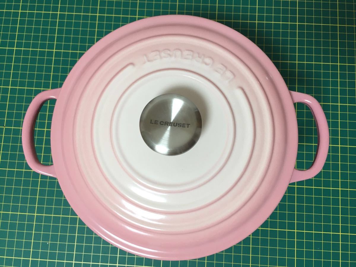 ル・クルーゼ　20cm ブーケピンク ココットロンドシグニチャー LE CREUSET ル・クルーゼ シグ二チャーココットロンド 20cm ブーケ