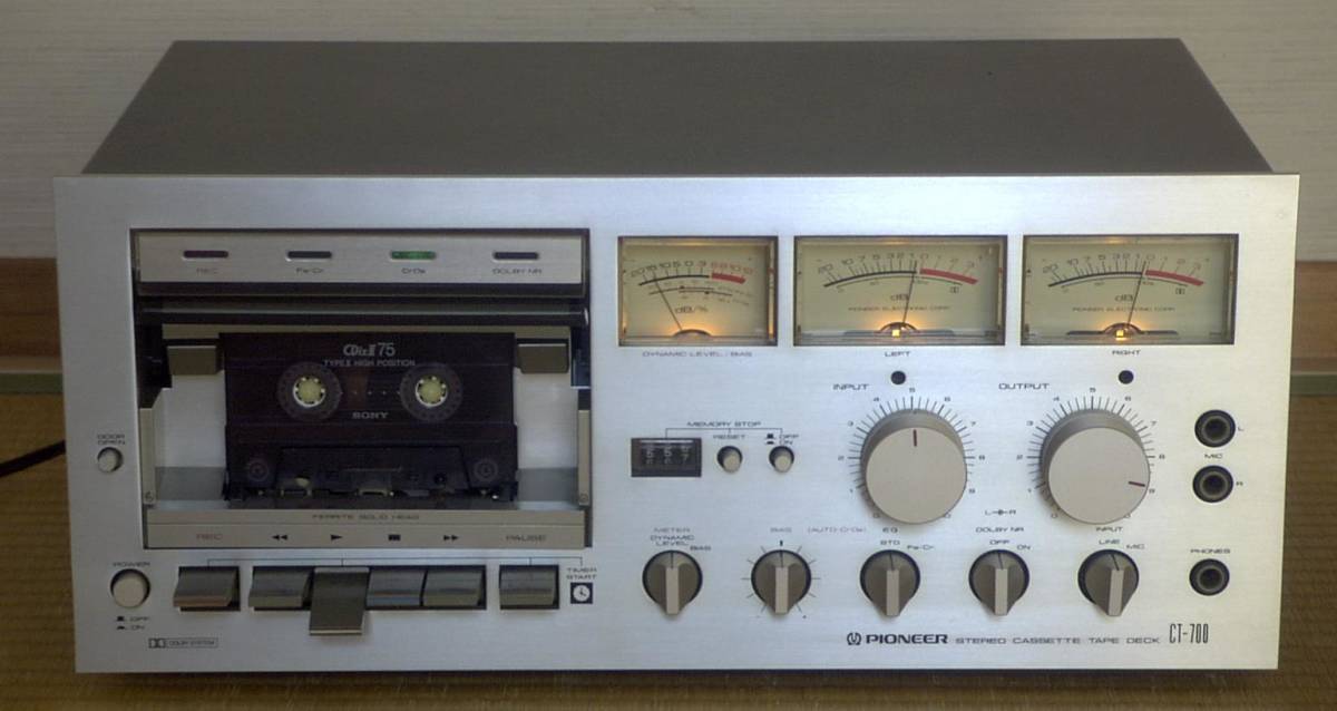 PIONEER CT-700 ジャンク 現状品 音出し確認済み PIONEER カセットデッキ PIONEER CT-700