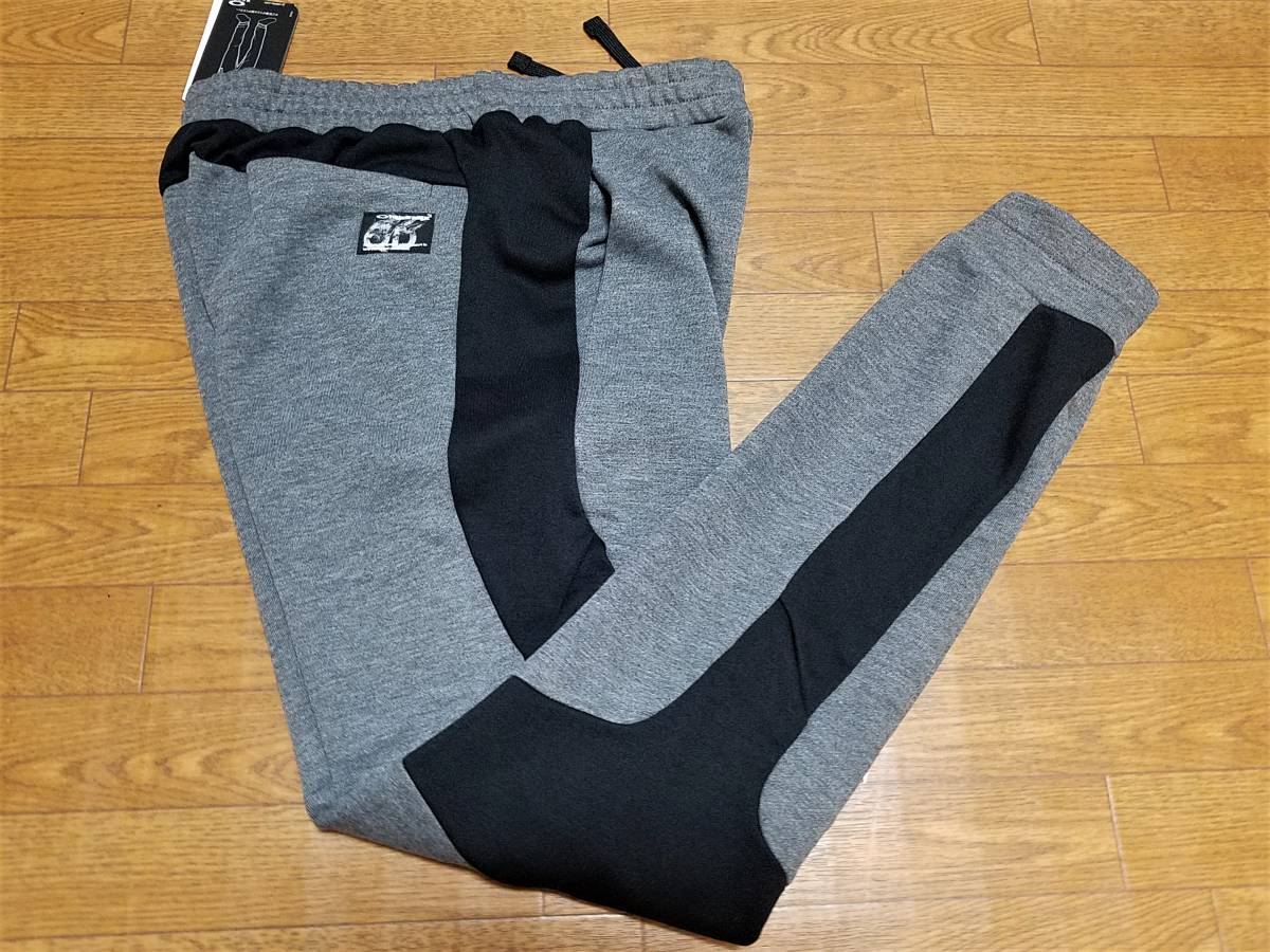 〓オークリー〓OAKLEY スウェットロングパンツ 黒×グレー L〓新品