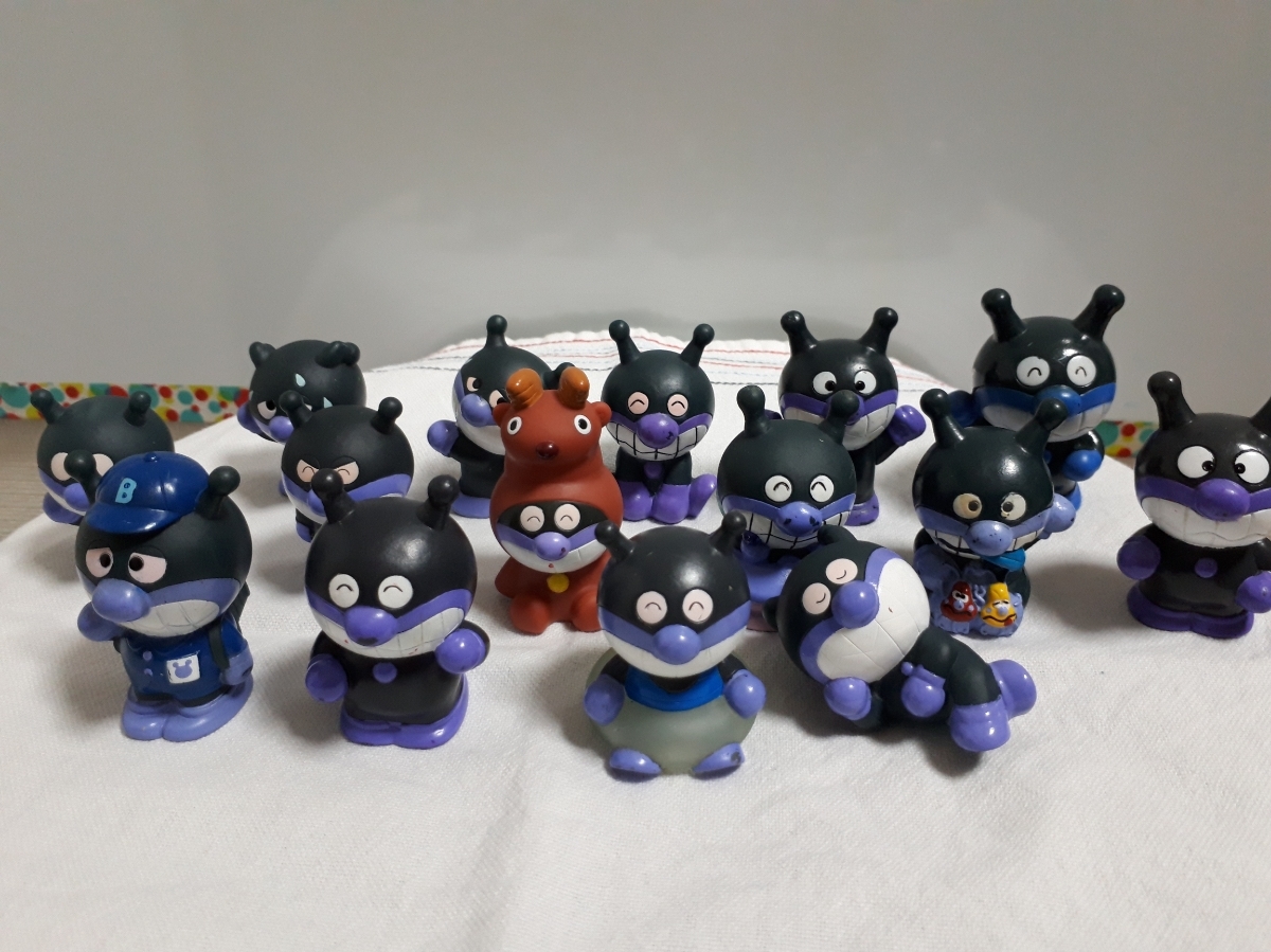 アンパンマン　あつまれシリーズ　指人形　バイキンマン ばいきんまん 指人形 15個 あつまれアンパンマン バイキンマンの入札