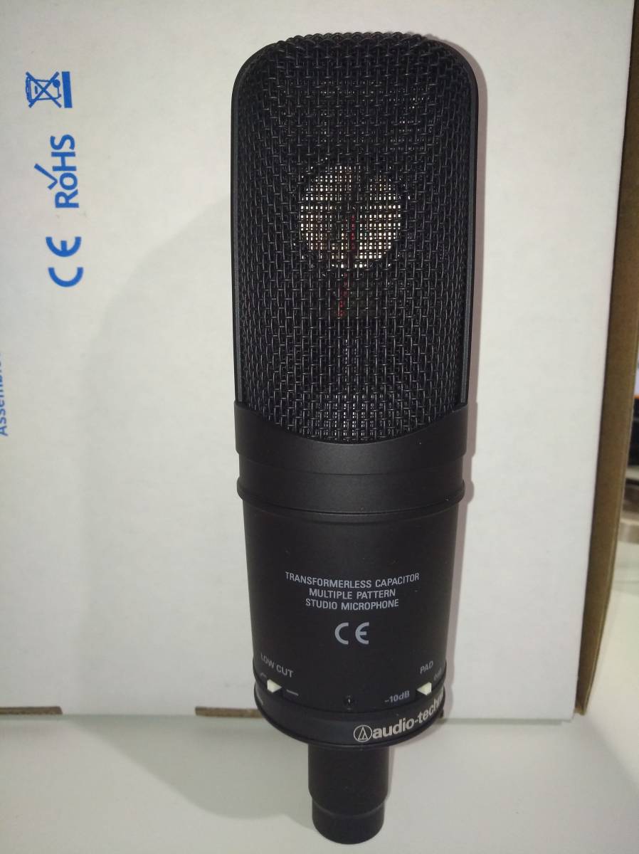 高品質，HOT 名機 audio-technica オーディオテクニカ AT4050 コンデンサーマイク＋AKGサスペンションホルダー H85(コンデンサーマイク)｜売買されたオークション情報、yahooの商品情報をアーカイブ公開 - オー コンデンサーマイク