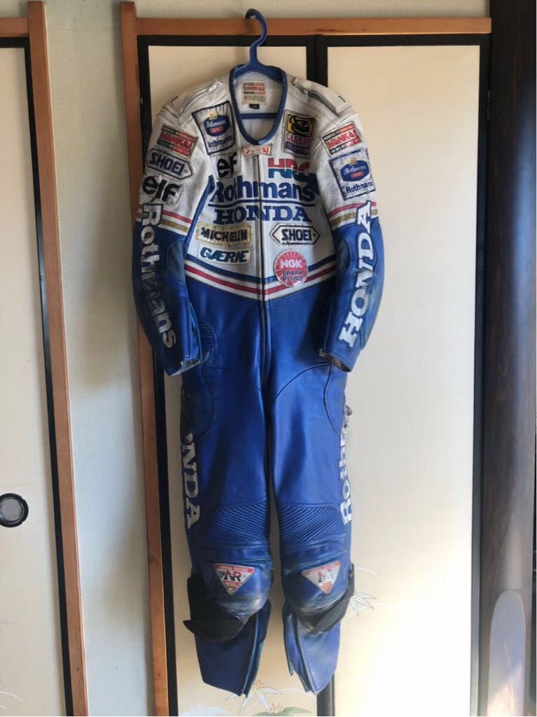 Rothmans HONDA レーシングツナギ Rothmans Honda 革ツナギ NANKAI