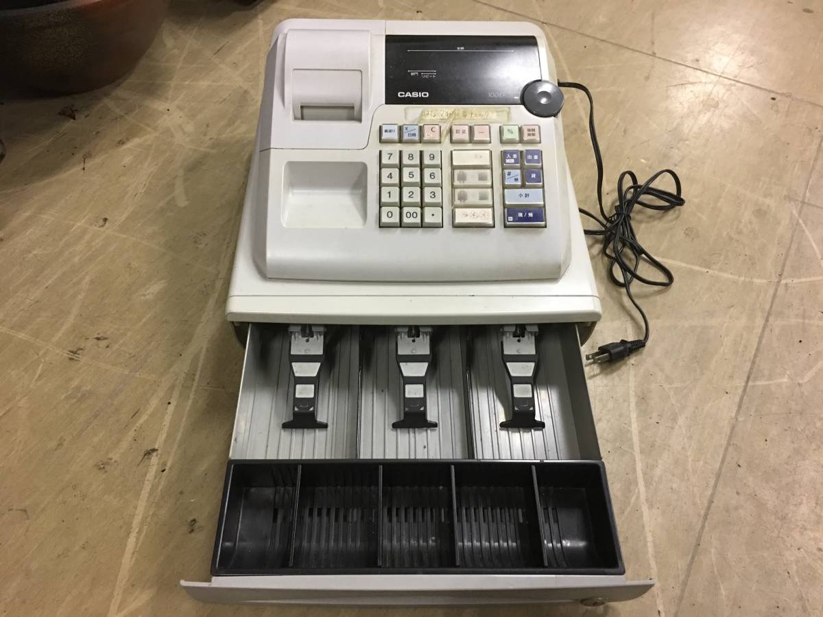 100ER 電子レジスター CASIO カシオ - レジスター レジ 4部門 | 100ER 