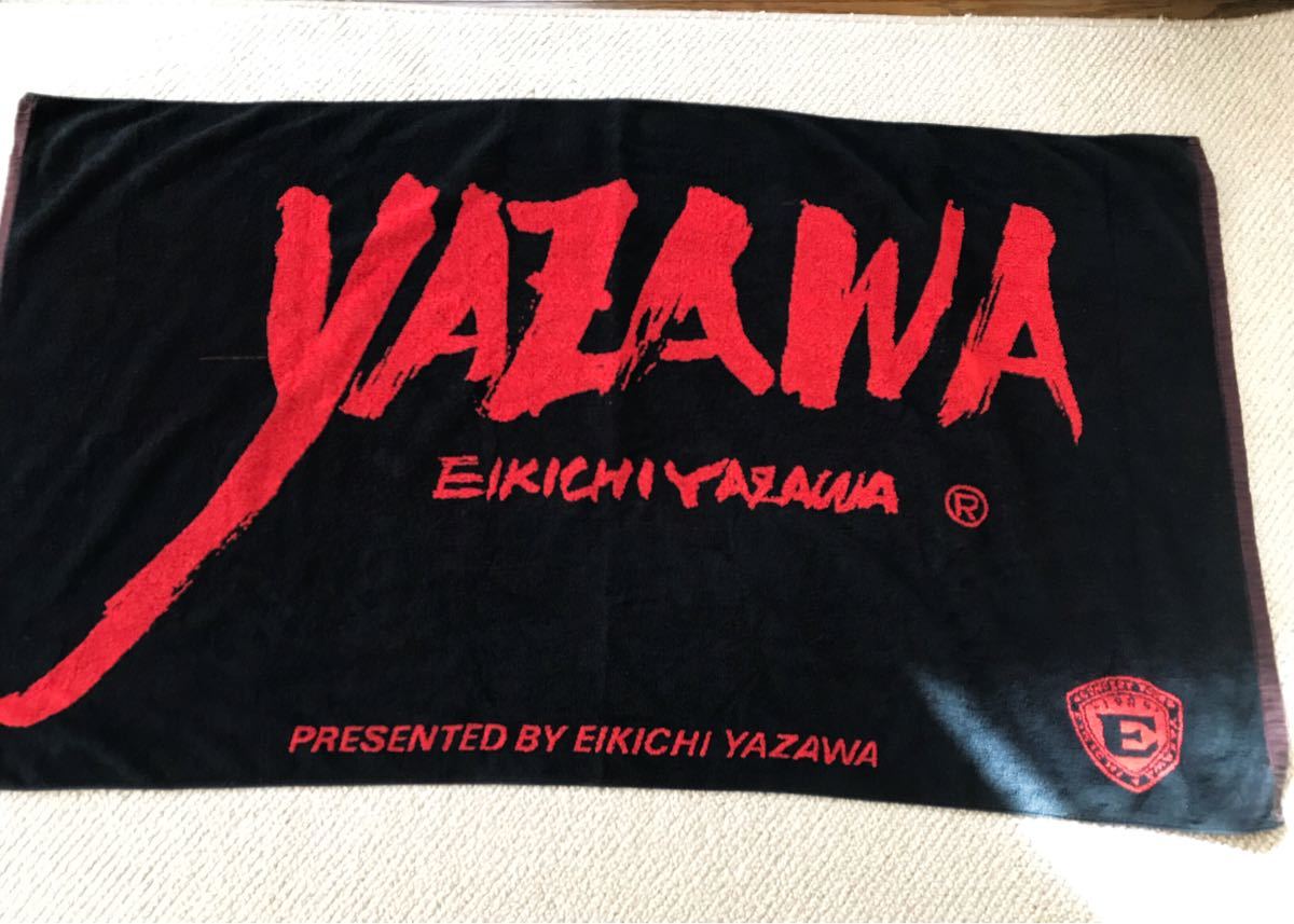 矢沢永吉 ビーチタオル 1989 エンブレム フデ_1