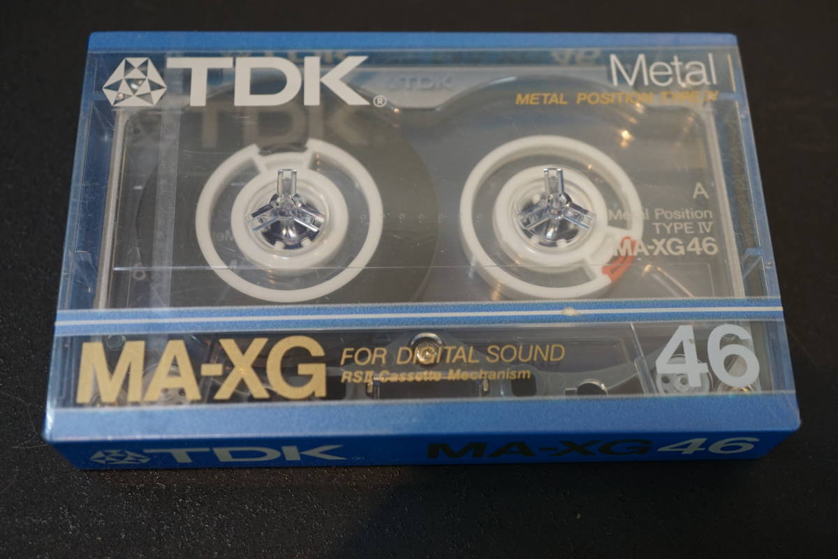 稀少◇TDK MA-XG 46◇上級メタルテープ◇アルミダイキャスト製RS-IIメカ採用 カセット46分テープ◇未開封新品！！