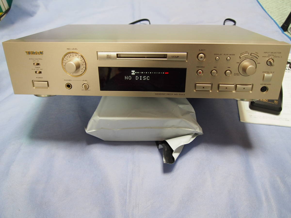 希少美品・TEAC 【中古】TEAC MDデッキ MD-5MKⅡ ティアック MD 希少美品・TEAC 【中古】TEAC MDデッキ MD-5MKⅡ ティアック MD