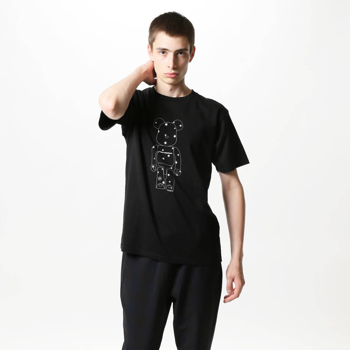 希少 新品 ☆ uniform experiment 18AW UE STAR BE@RBRICK TEE スター
