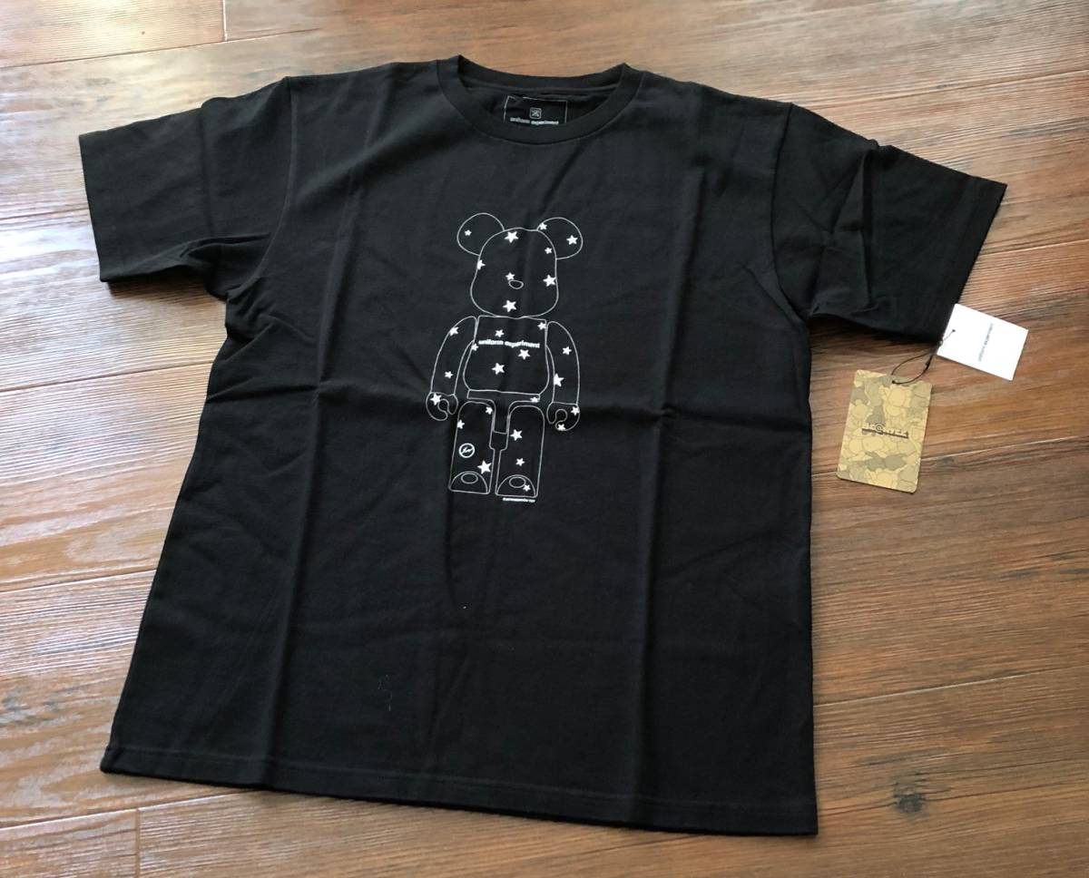 希少 新品 ☆ uniform experiment 18AW UE STAR BE@RBRICK TEE スター 